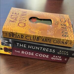 Kate Quinn Book Set - The Briar Club, The Huntress, The Rose Code